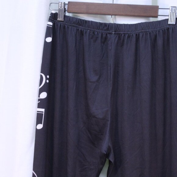 Chic Black Graphic Joggers for Women - Picture 9 of 13